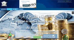 Desktop Screenshot of algerianbanks.com